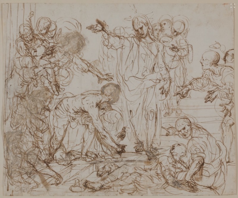 Ferraù Fenzoni, "Uzdrowienie chorego przy sadzawce Bethesda"