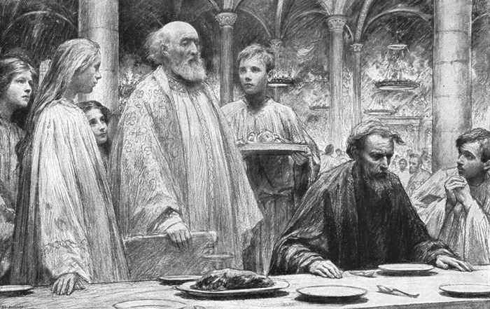 The Wedding Feast, Eugene Burnand