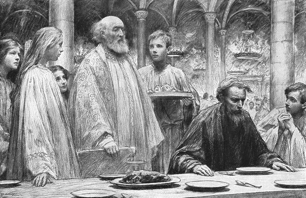 The Wedding Feast, Eugene Burnand